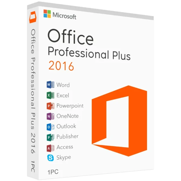 Microsoft office 2016 professional plus for 1 PC - FLIXEASY