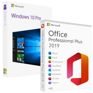 office 2019 professional plus + windows 10 professional for 1PC