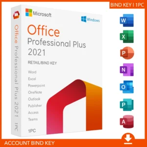 Microsoft office 2021 professional plus bind key for 1PC - FLIXEASY