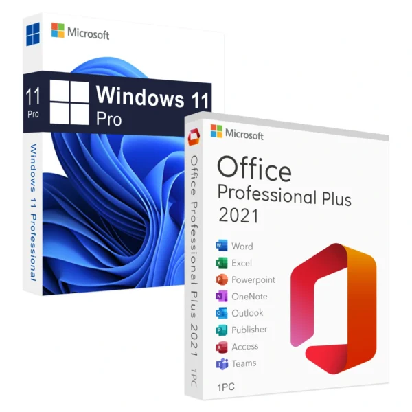 office 2021 professional plus + windows 11 professional for 1PC