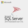 Microsoft SQL Server 2014 Standard - Lifetime License Key for 1PC
