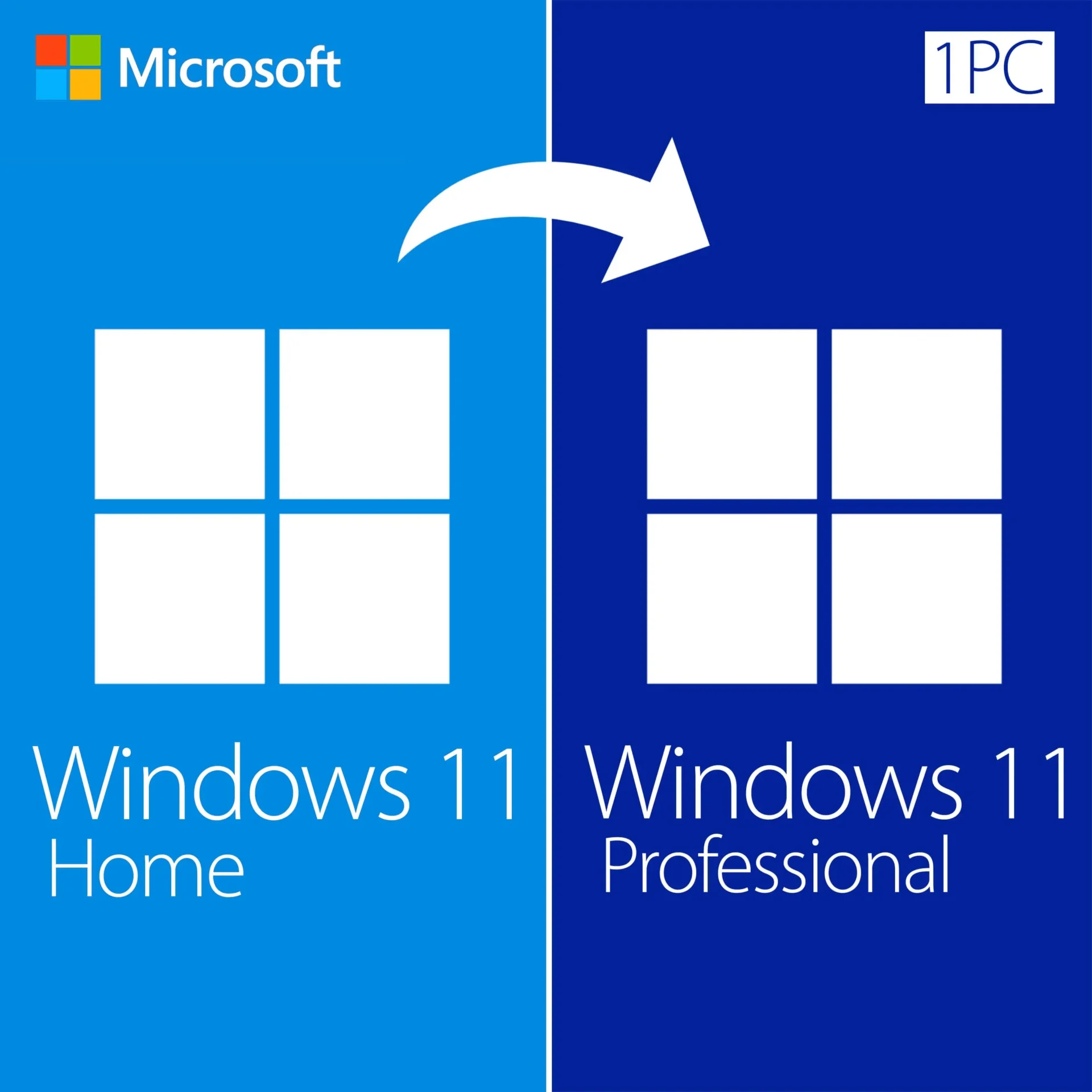 Buy Upgrade from Microsoft Windows 11 Home to Pro Flixeasy