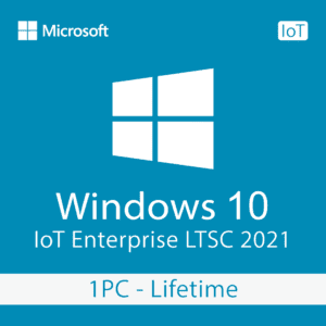 Microsoft Windows 10 IoT Enterprise LTSC 2021 - Lifetime License For 1 PC
