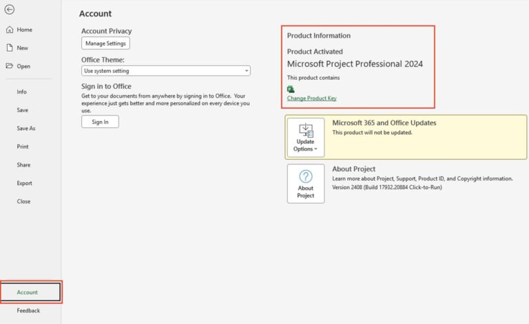 Microsoft Project 2024 Download: How to Install & Activate on Windows 10